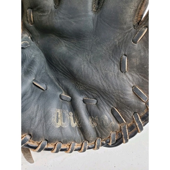 Vtg Wilson Advisory Staff Baseball Glove RHT 12.5" Kirby Puckett A2225 Leather - Picture 11 of 13